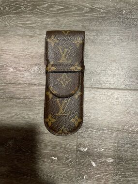 Louis Vuitton Brown Monogram Canvas Pen & Eyewear Pouch